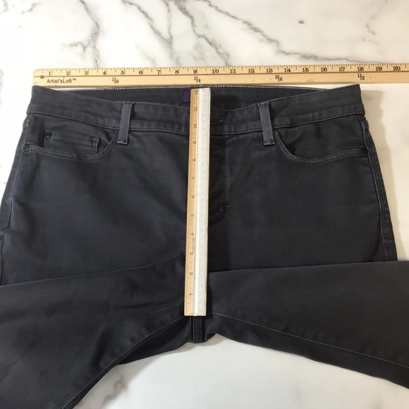NYDJ Not Your Daughters Jeans Gray Slim Leg Jeans Womens 14‎ Dark Cotton Blend - Picture 5 of 12